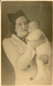 Auntie Sylvie, Jean (2 months) - 1943